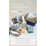 Multi functions household plastic foldable collapsible storage basket box Multi functions household plastic foldable collapsible storage basket box