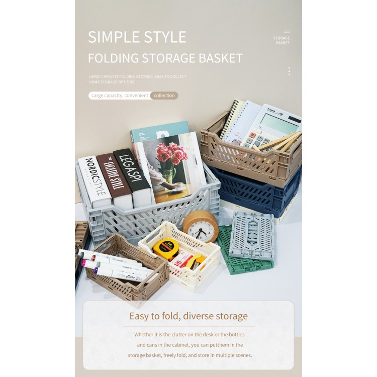 Multi functions household plastic foldable collapsible storage basket box Multi functions household plastic foldable collapsible storage basket box