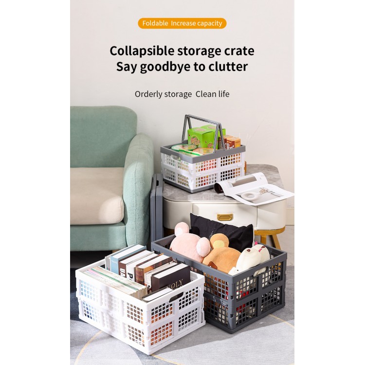 Plastic Collapsible Storage Crates Stackable Storage Container Plastic Collapsible Storage Crates Stackable Storage Container