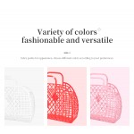Popular Small size PE Handbag Beach Bag Storage Detachable Shopping Storage Basket Plastic Tote Bag Popular Small size PE Handbag Beach Bag Storage Detachable Shopping Storage Basket Plastic Tote Bag