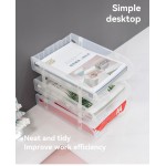 Customized plastic Stackable Desktop Stationery A4 Letter size Document File Organizer File Tray Customized plastic Stackable Desktop Stationery A4 Letter size Document File Organizer File Tray