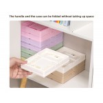 Plastic Collapsible Storage Crates with Handles Desktop Stackable Folding Shopping Baskets Plastic Collapsible Storage Crates with Handles Desktop Stackable Folding Shopping Baskets