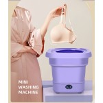 Portable Mini Washing Machine Small portable folding washing machine with rotary dehydration Portable Mini Washing Machine Small portable folding washing machine with rotary dehydration