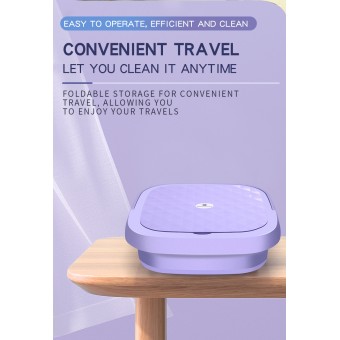 Portable Mini Washing Machine Small portable folding washing machine with rotary dehydration