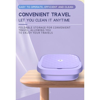 Portable Mini Washing Machine Small portable folding washing machine with rotary dehydration