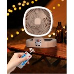Outdoor Camping Fan Solar Rechargeable Ultra Long Range Wireless Portable Dimming Electric Fan Outdoor Camping Fan Solar Rechargeable Ultra Long Range Wireless Portable Dimming Electric Fan