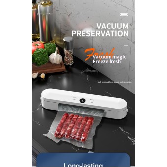 Automatic mini household vacuum food sealers machine for food saver vacuum packing storage with vacuum bags for home