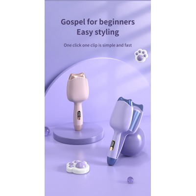 Girls Curling Iron Portable portable Pink Egg hair curlers rollers 32mm negative ion splint hair curler